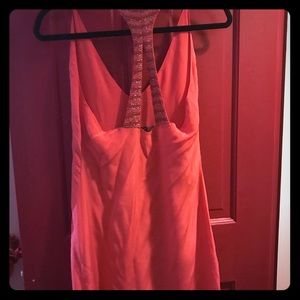 Hot Pink with Sequin Race Back Rory Becca Dress